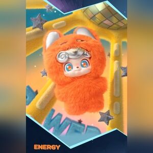 Q. Kid Wave Club Series Mini Plush Pendant  "Energy"
